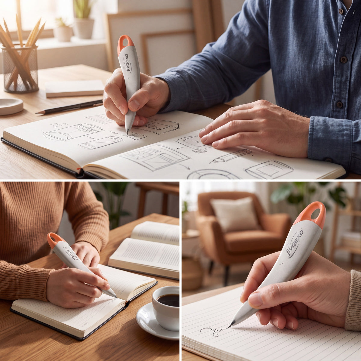 𝒋𝒊𝒗𝒒𝒆𝒙𝒐™ Arc Pen — product detail and lifestyle view 2