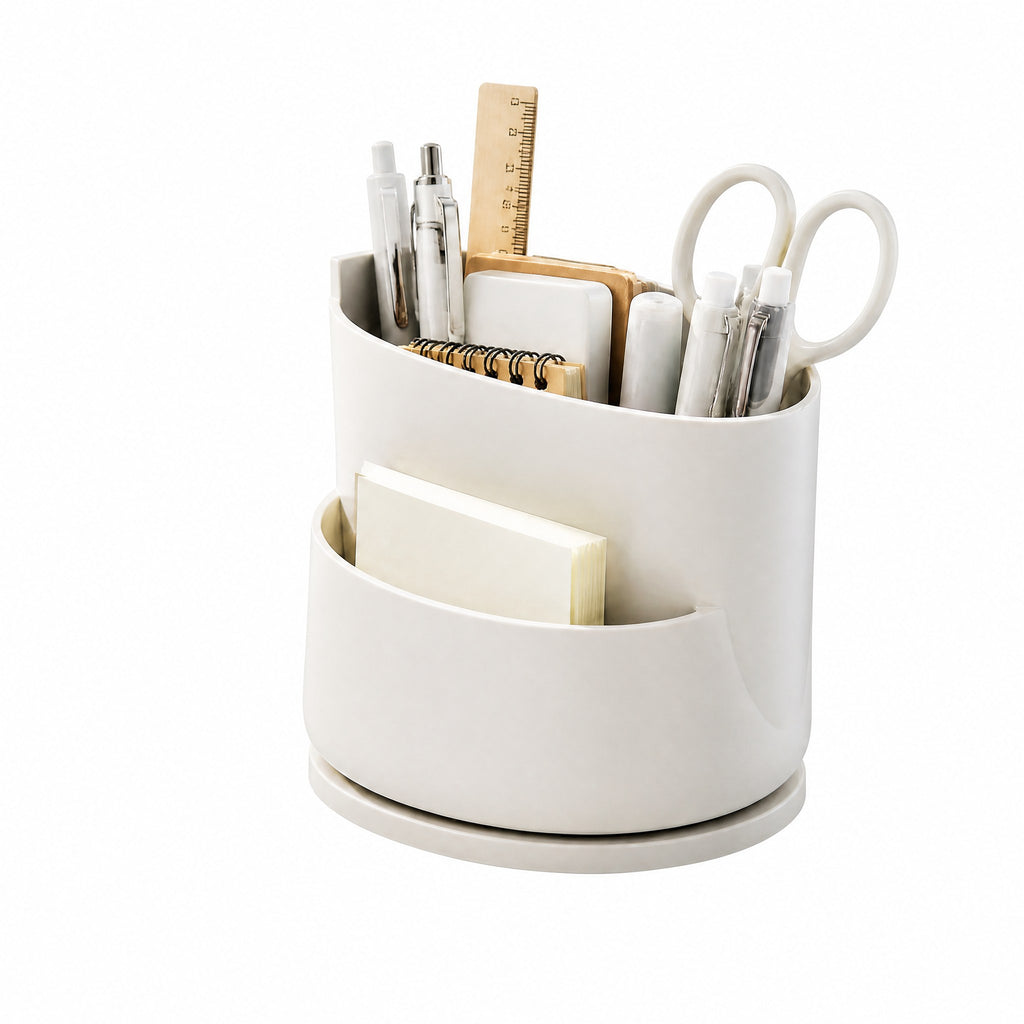 𝒋𝒊𝒗𝒒𝒆𝒙𝒐™ Swivel Desk Caddy — clear product view