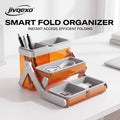 𝒋𝒊𝒗𝒒𝒆𝒙𝒐™ Smart Fold Desk Organizer — product detail and lifestyle view 2