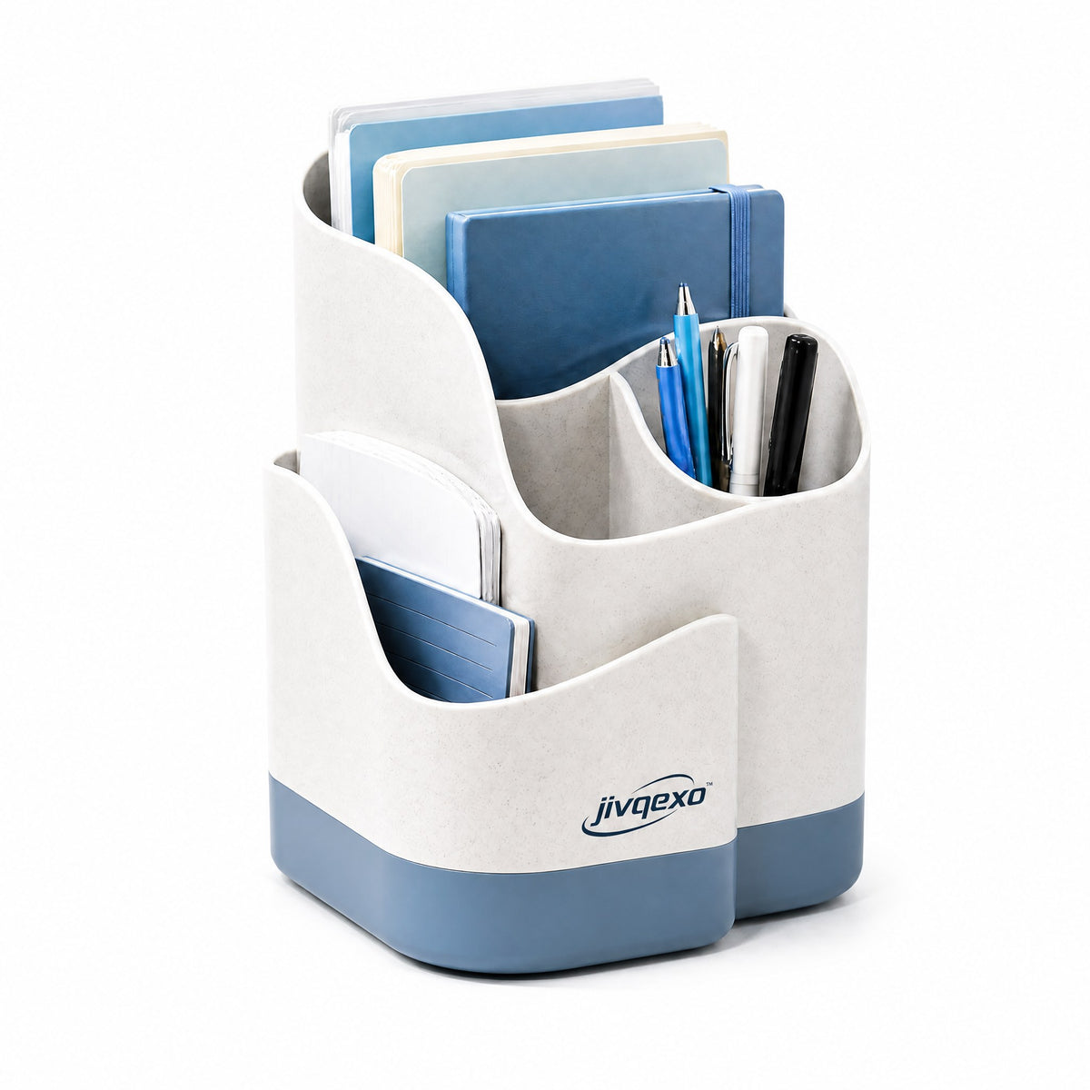 𝒋𝒊𝒗𝒒𝒆𝒙𝒐™ Wave Desk Organizer — clear product view